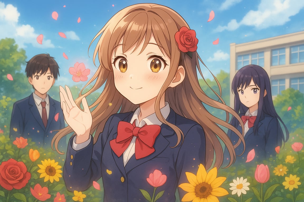 Cover art for Kiss From A Rose 🌹 , a flower scenario on AI Dungeon