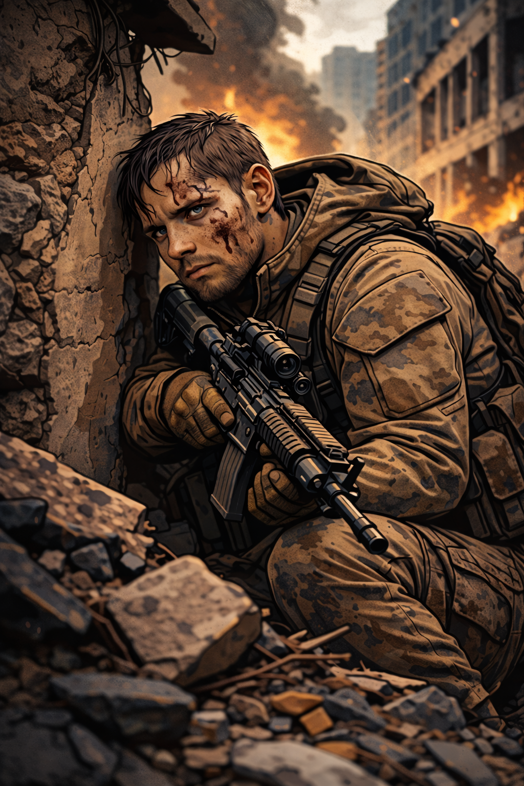 Cover art for Russian Invasion, a military scenario on AI Dungeon