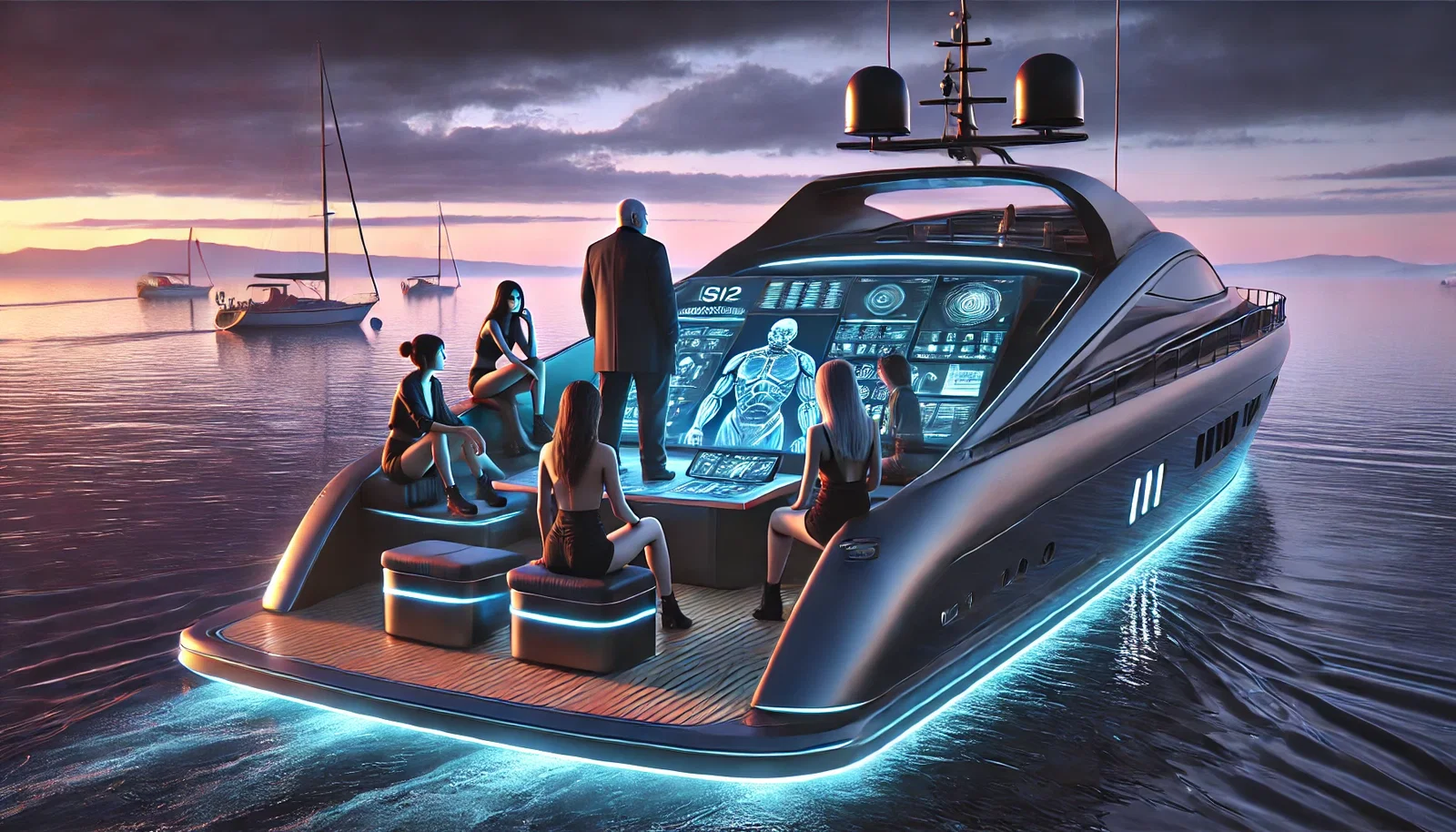 Cover art for Elysium Adrift, a suspense scenario on AI Dungeon