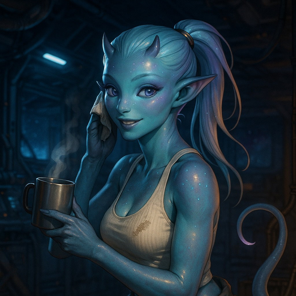 Cover art for Third Rail Theater: The Alien, a third rail theater scenario on AI Dungeon