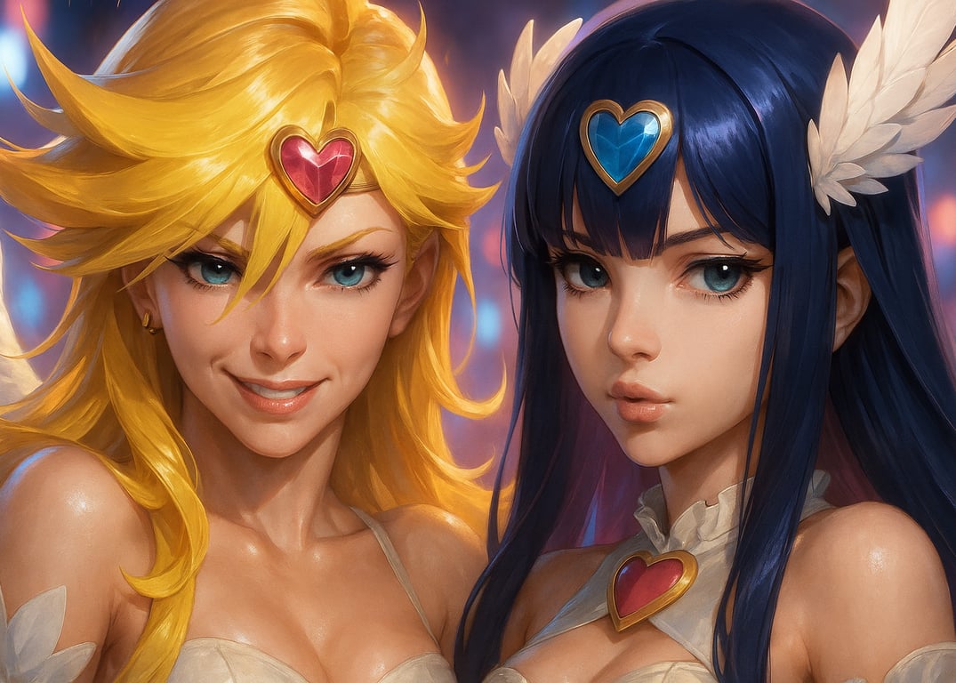 Cover art for Daten City: Panty & Stocking?!, a panty scenario on AI Dungeon