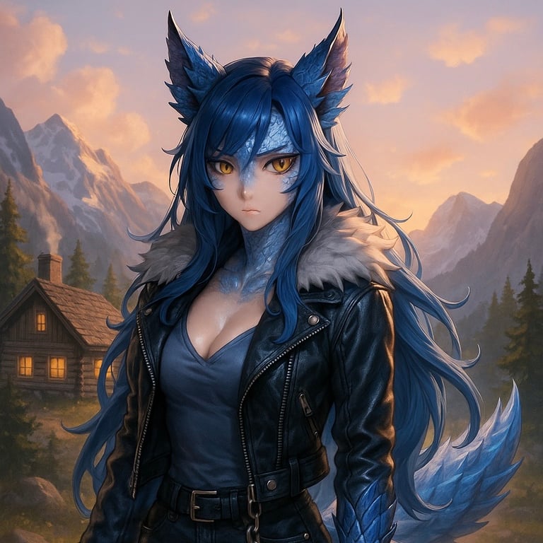Cover art for My Roommate, The Lunagaron! 🌙, a lunagaron scenario on AI Dungeon