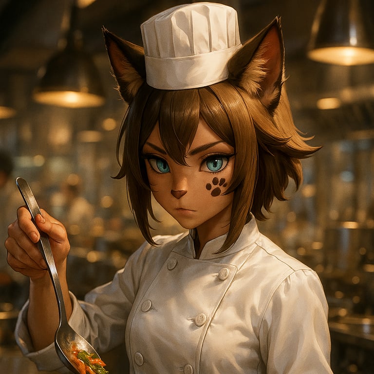 Cover art for My Roommate, The Felyne! 🥘, a felyne scenario on AI Dungeon