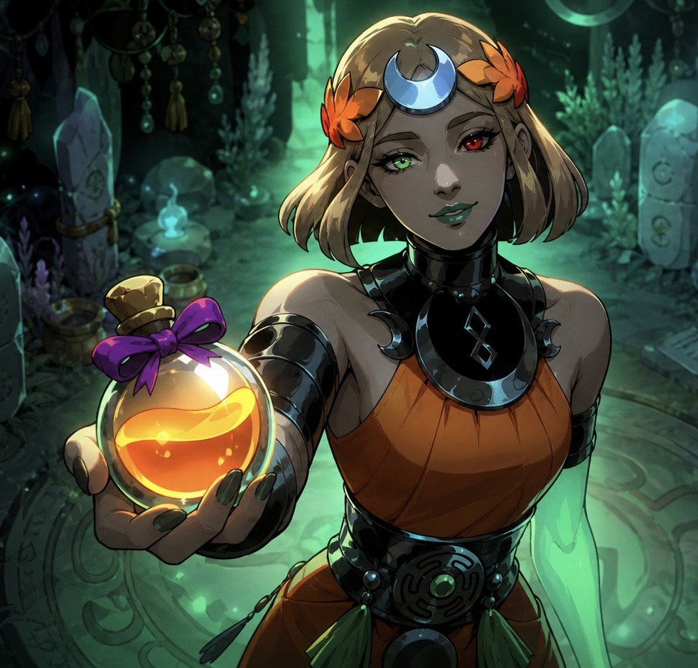Cover art for At the Crossroads , a hades 2 scenario on AI Dungeon