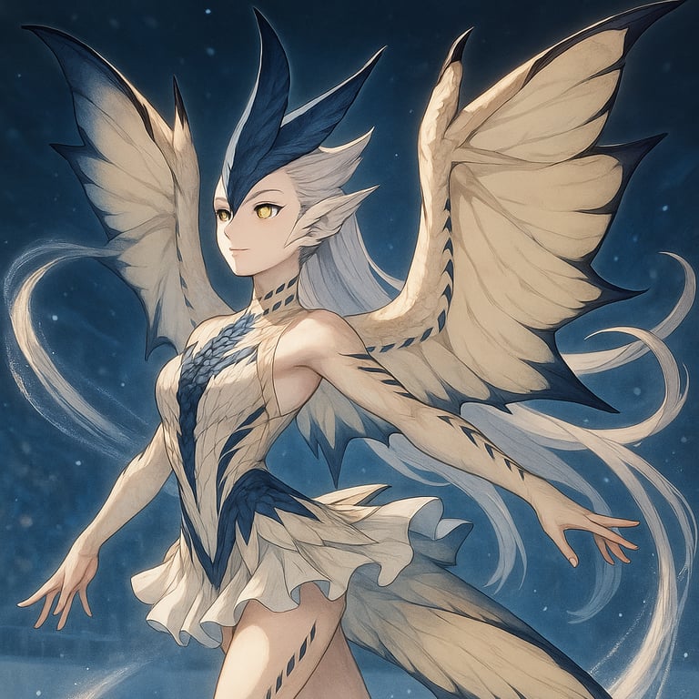 Cover art for My Roommate, The Legiana! ⛸️, a sunao cool scenario on AI Dungeon