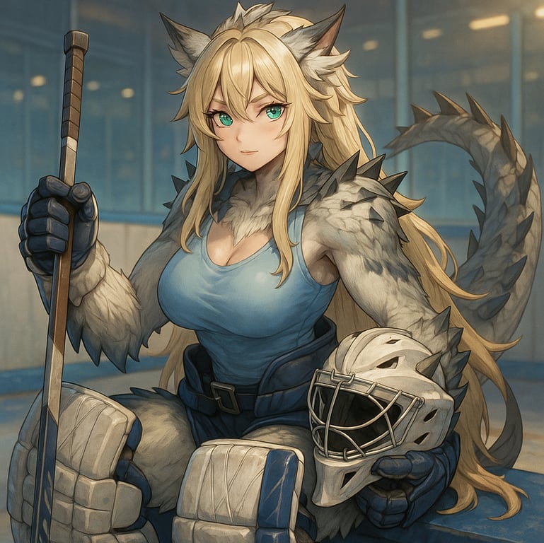 Cover art for My Roommate, The Barioth! 🏒, a roshidere scenario on AI Dungeon