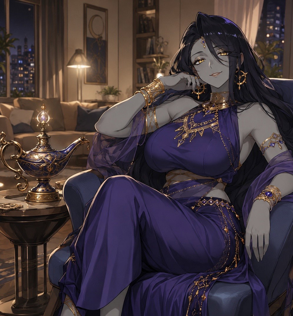 Cover art for Wishful Thinking , a wishes scenario on AI Dungeon