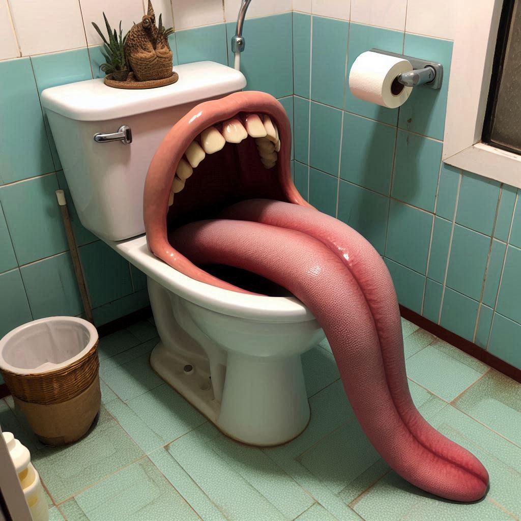 Cover art for You're a Toilet Mimic, a nsfw scenario on AI Dungeon