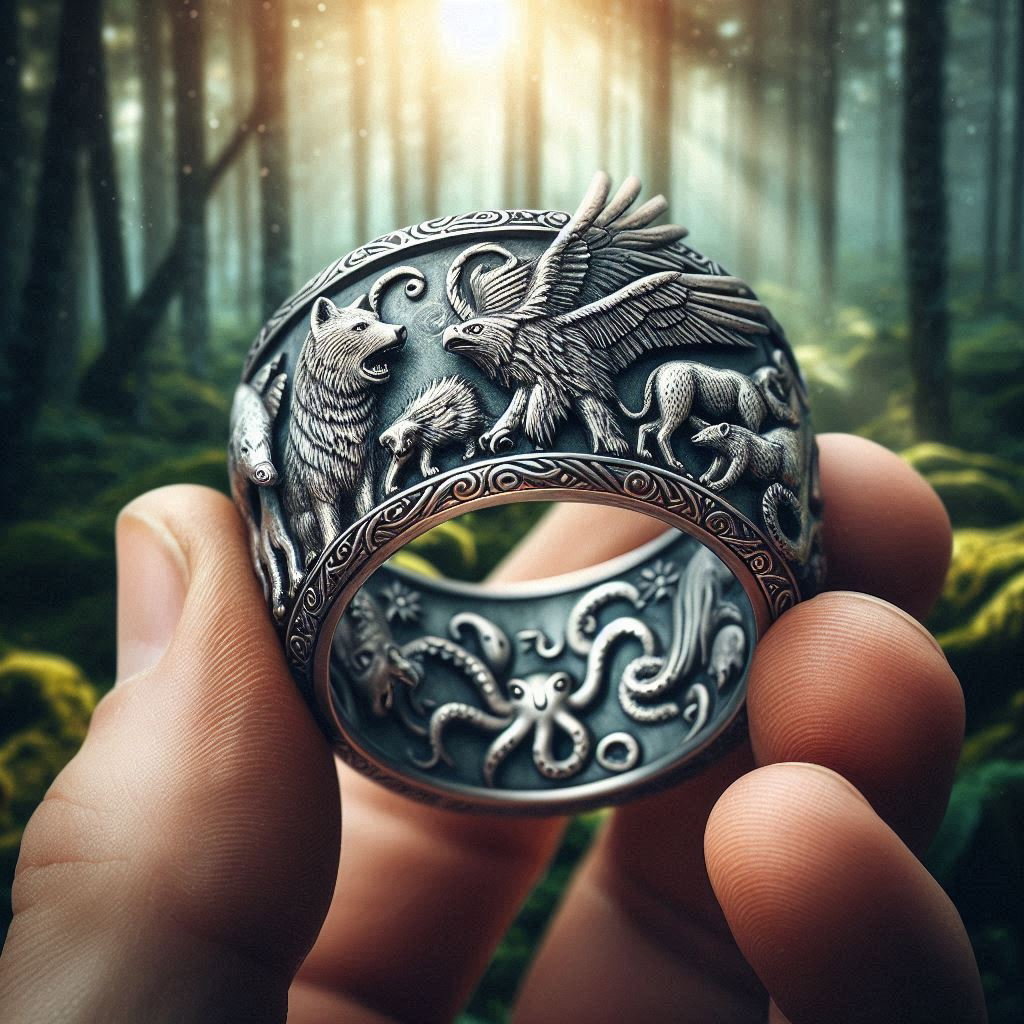 Cover art for The Beast Ring, a magic scenario on AI Dungeon