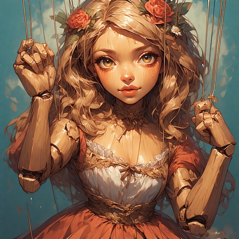 Cover art for Poppet, a marionette scenario on AI Dungeon