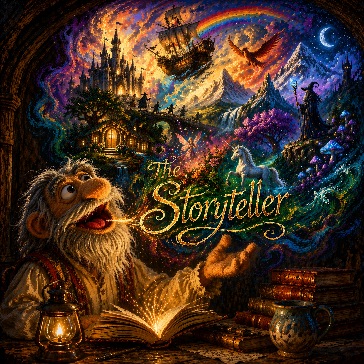 Cover art for The Storyteller (🎭), a customizable scenario on AI Dungeon