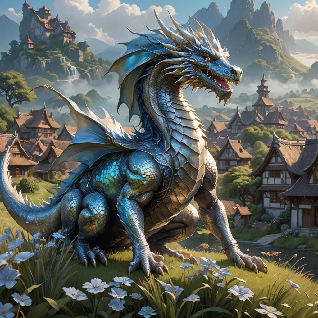 Cover art for You are Arkanos the dragon (v1.4.), a dragon scenario on AI Dungeon