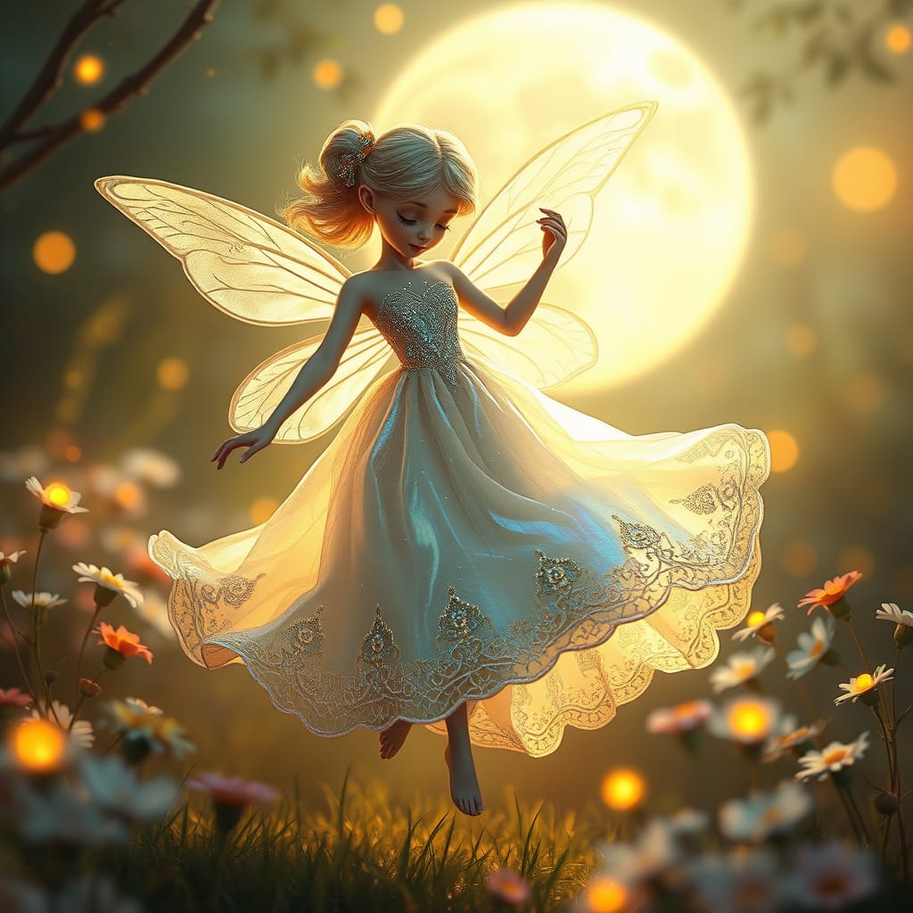 Cover art for Tiny fairy, big trouble, a magic scenario on AI Dungeon