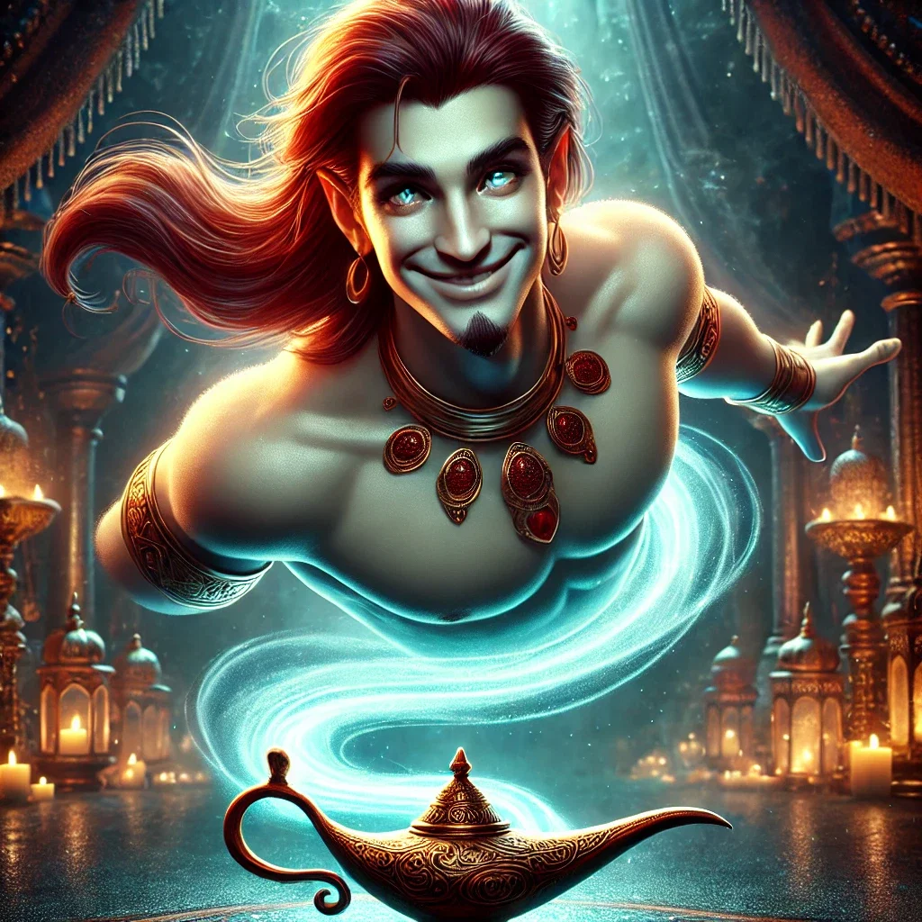 Cover art for Become a genie, a fantasy scenario on AI Dungeon