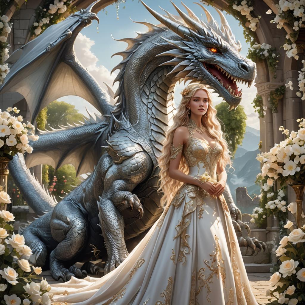 Cover art for Married off to a dragon (Updated), a nsfw scenario on AI Dungeon