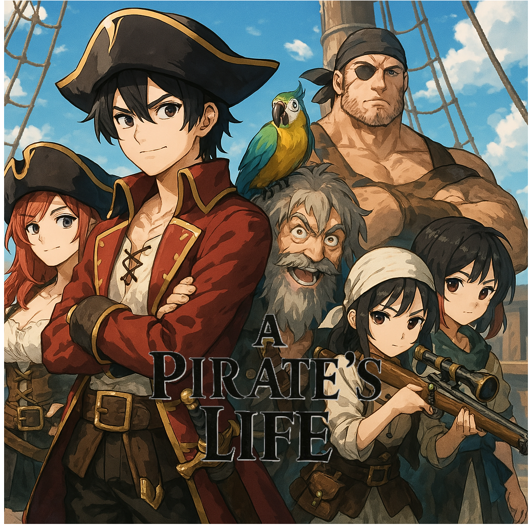Cover art for A Pirates Life, a pirate scenario on AI Dungeon