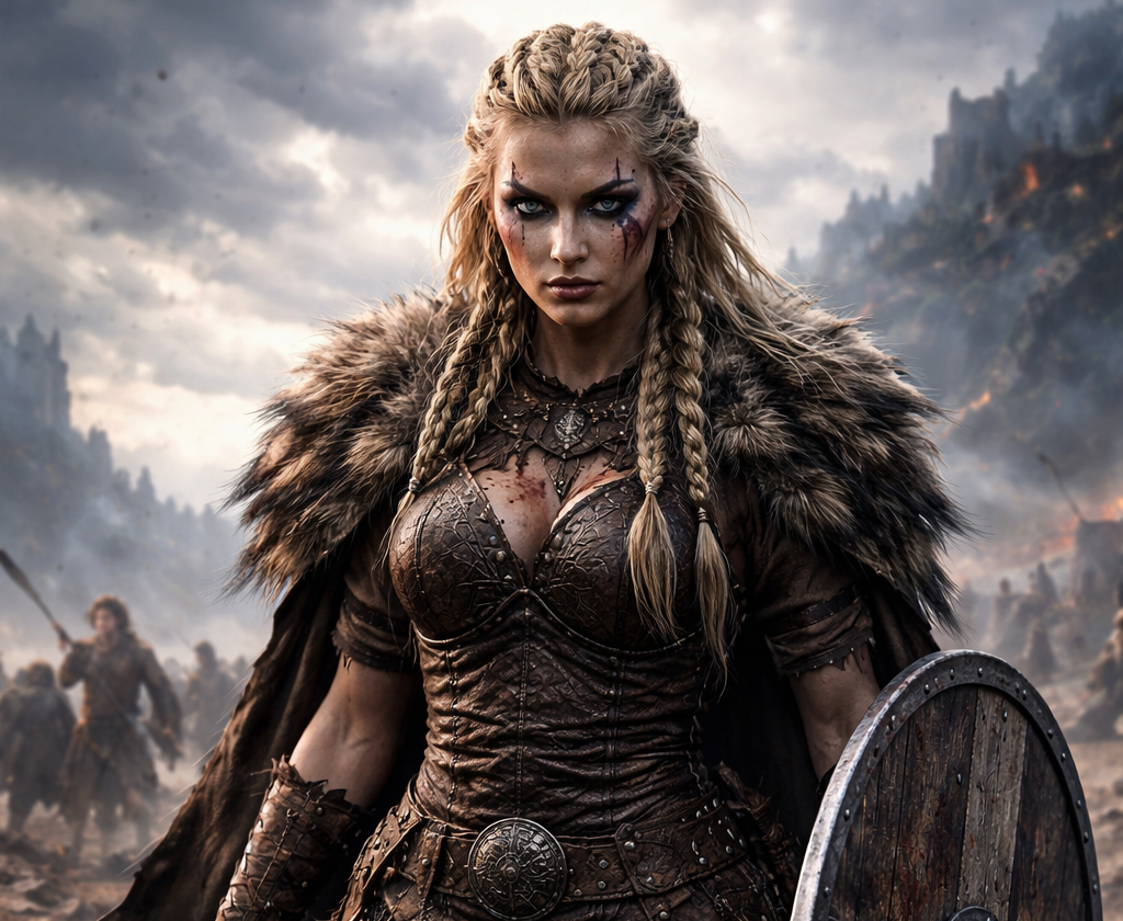 Cover art for Vikings: Blood of the Sea Dragon, a historical scenario on AI Dungeon