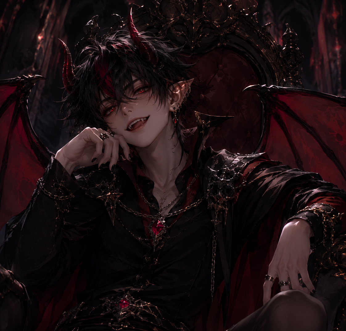Cover art for The dark lord is a... Brat!? , a fantasy scenario on AI Dungeon