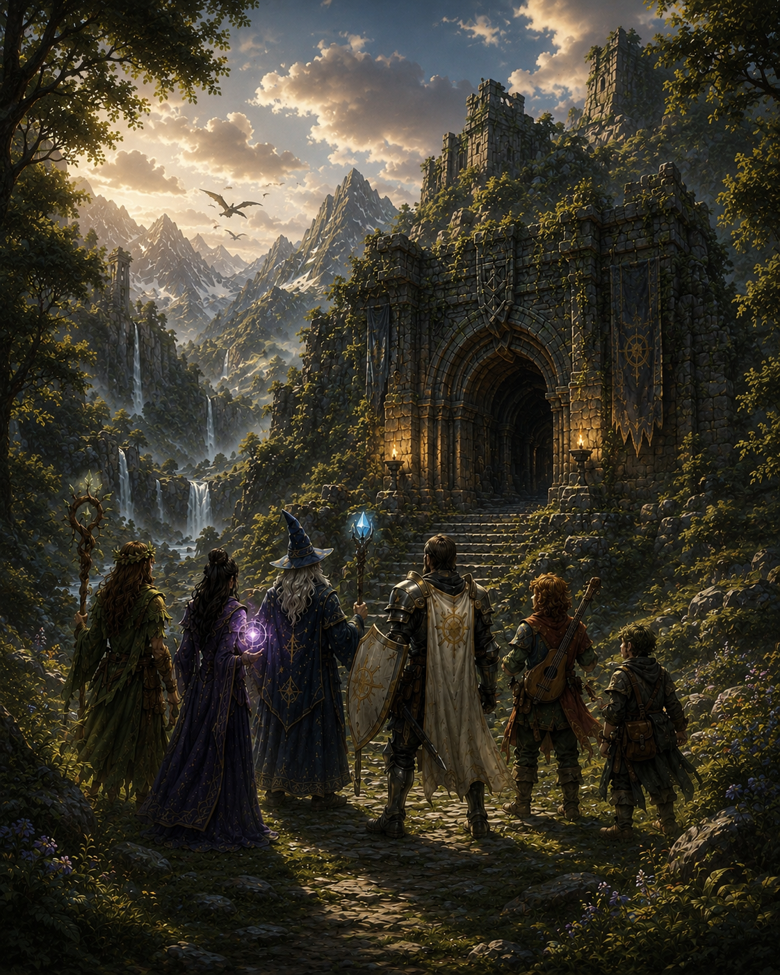 Cover art for 🎠DnD campaign , a dragons scenario on AI Dungeon