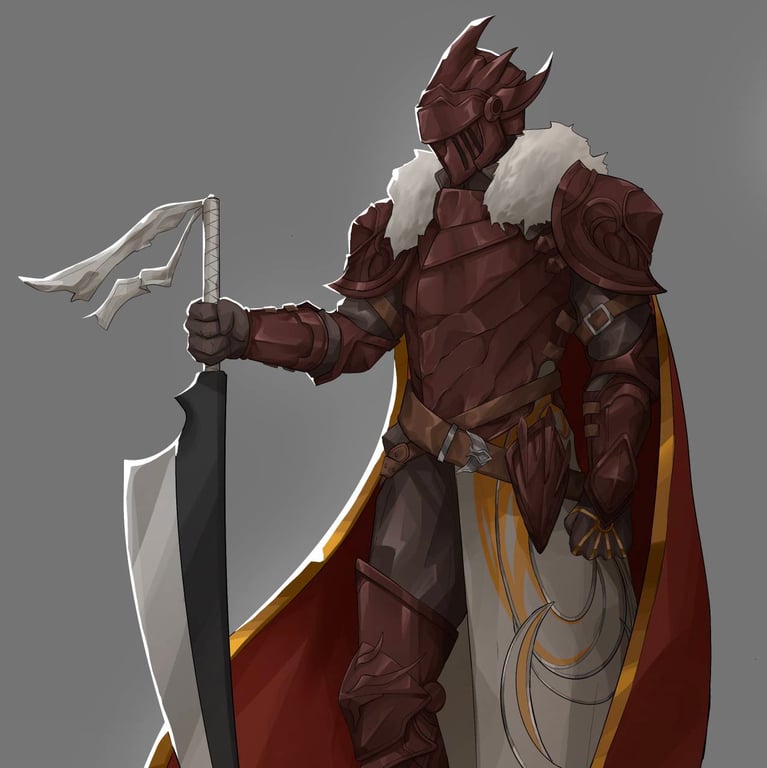 Cover art for The Crimson Blades , a rpg adventure on AI Dungeon