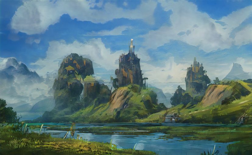 Cover art for Athaina, a fantasy scenario on AI Dungeon