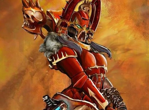Cover art for Mommy World Eater , a warhammer scenario on AI Dungeon