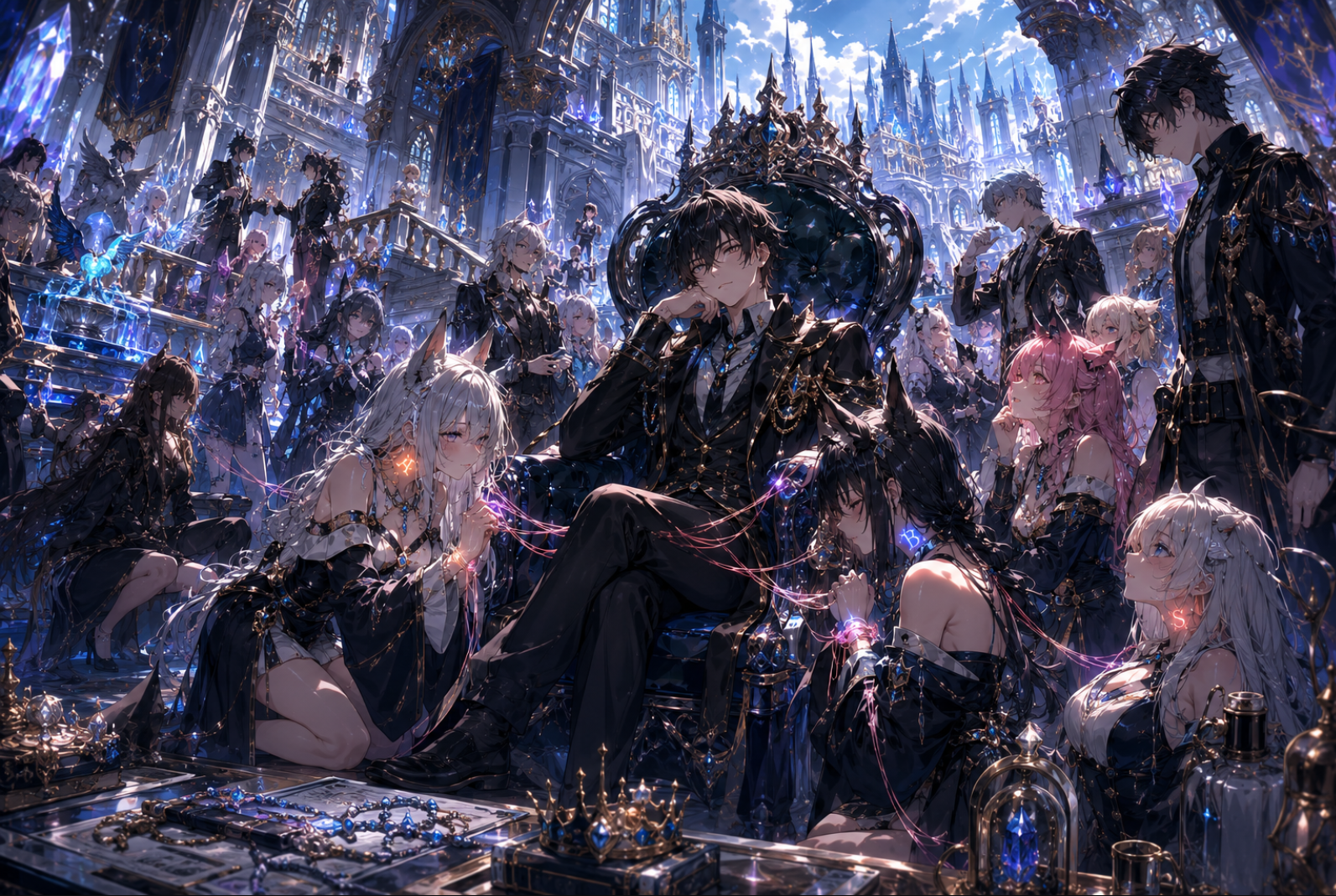 Cover art for You- The Academy's Icy Ruler, a slice of life scenario on AI Dungeon