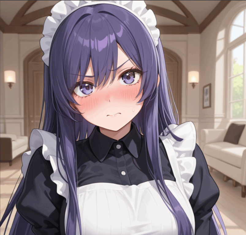 Cover art for Tsundere Maid, a servitude scenario on AI Dungeon