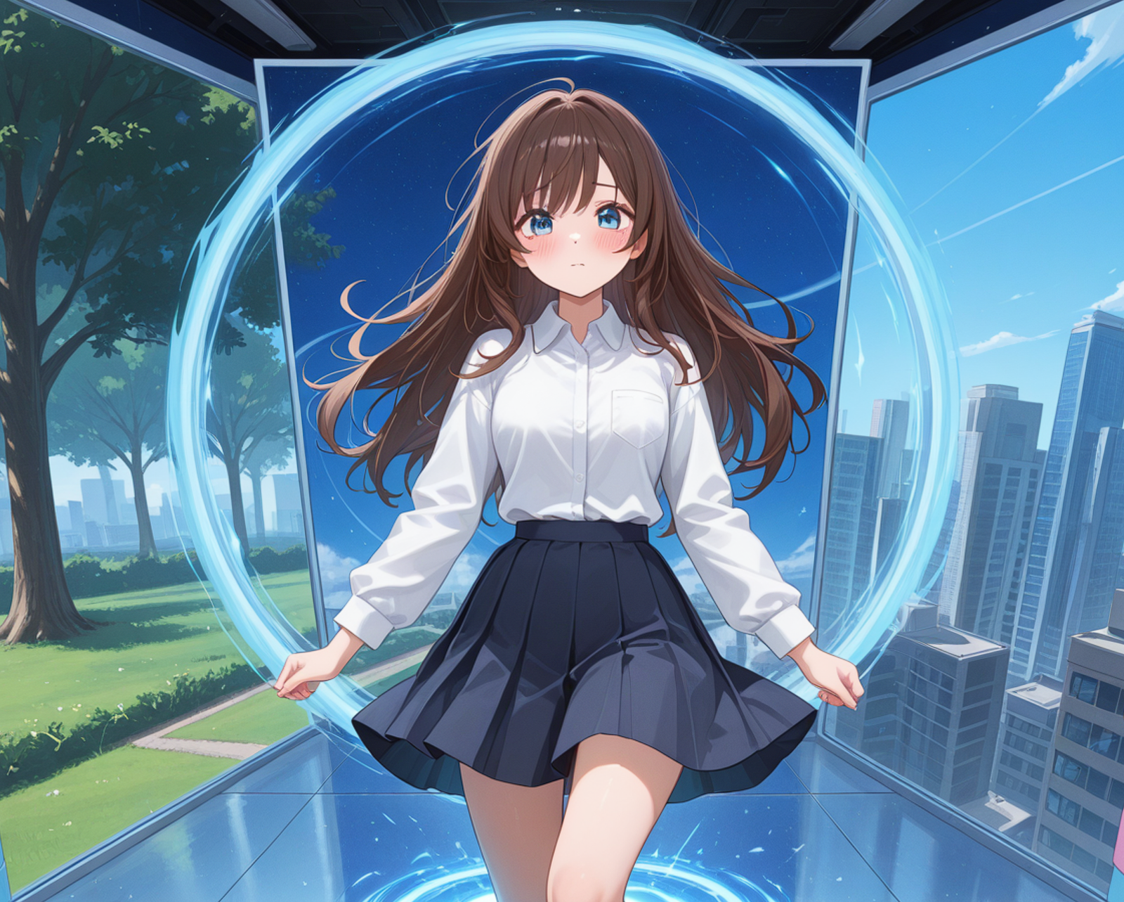 Cover art for Reality glitch, a glitch scenario on AI Dungeon