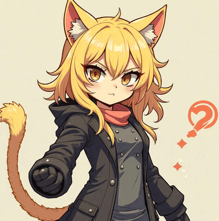 Cover art for Oh my cat, a catgirl scenario on AI Dungeon