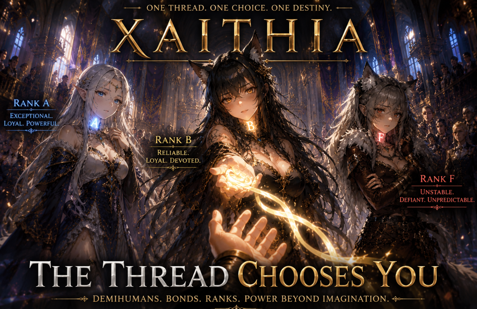 Cover art for One Thread. One Choice. One destiny., a slice of life scenario on AI Dungeon