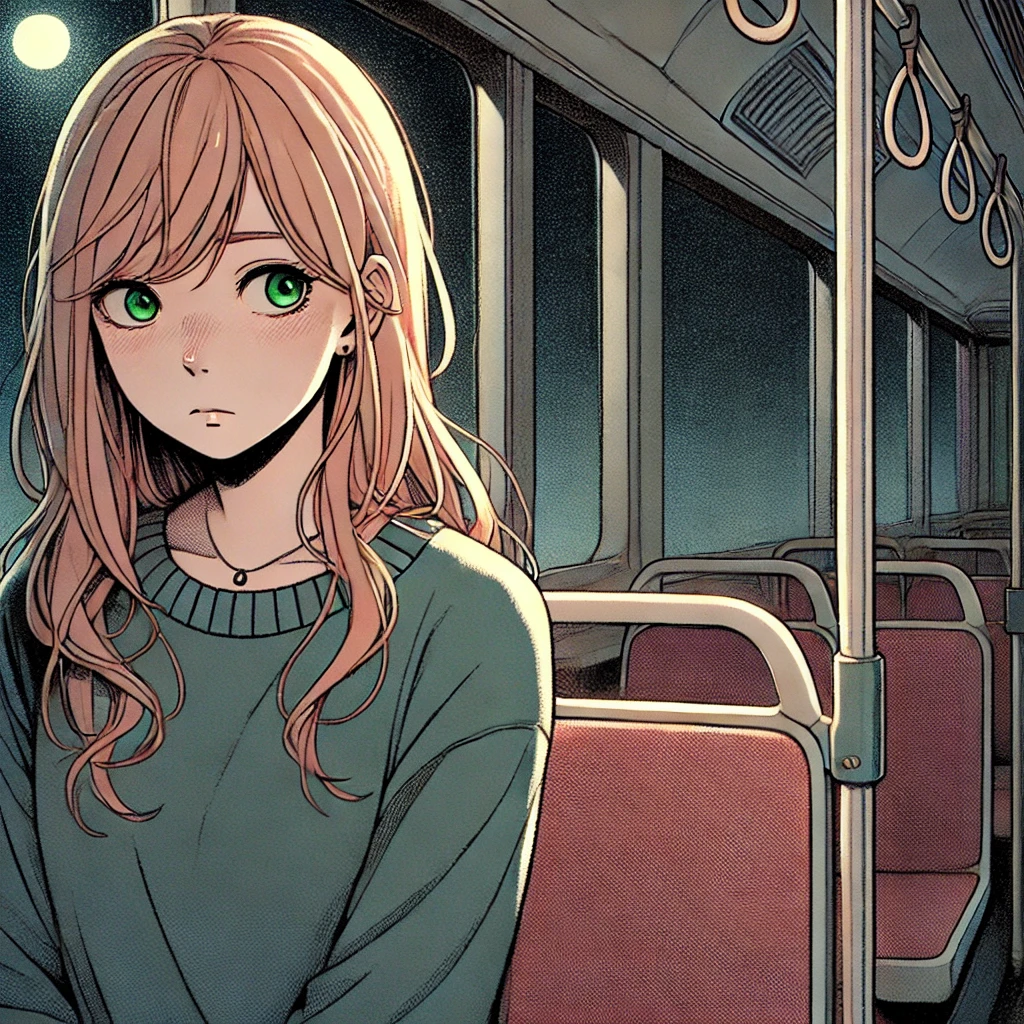 Cover art for 𝗬𝗼𝘂𝗿 𝗟𝗼𝘀𝘁 𝗕𝘂𝘀, a slice of life scenario on AI Dungeon