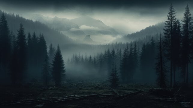Cover art for The Cult of Mirror Lake, a thriller scenario on AI Dungeon