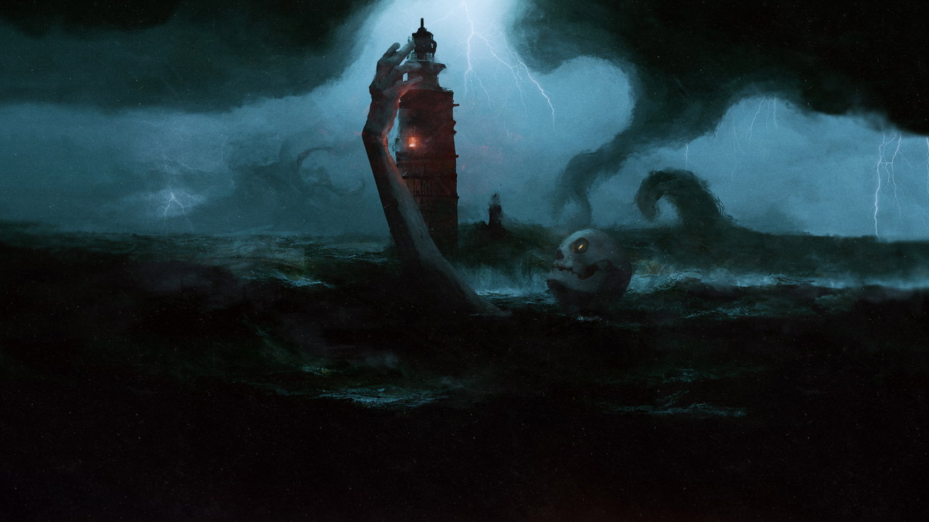 Cover art for The Stillborn Tide, a mystery scenario on AI Dungeon