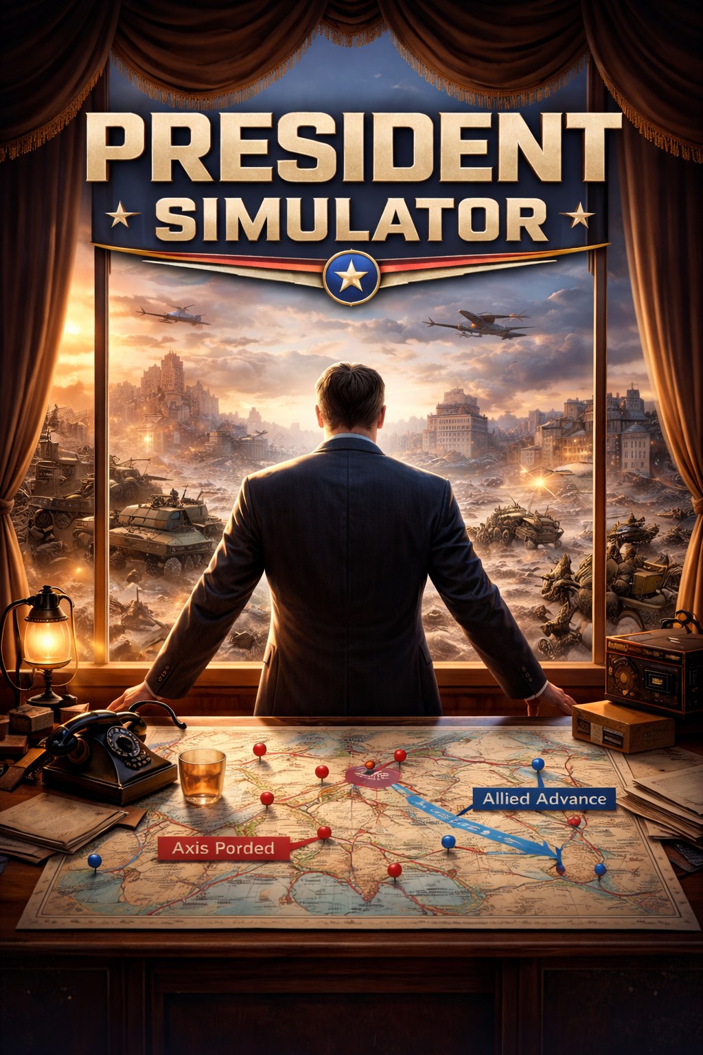 Cover art for President Simulator, a president scenario on AI Dungeon