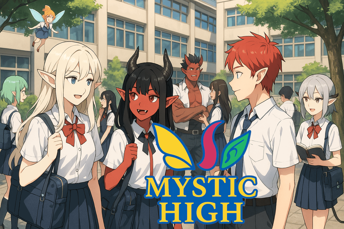 Cover art for Mystic High, an urban adventure on AI Dungeon