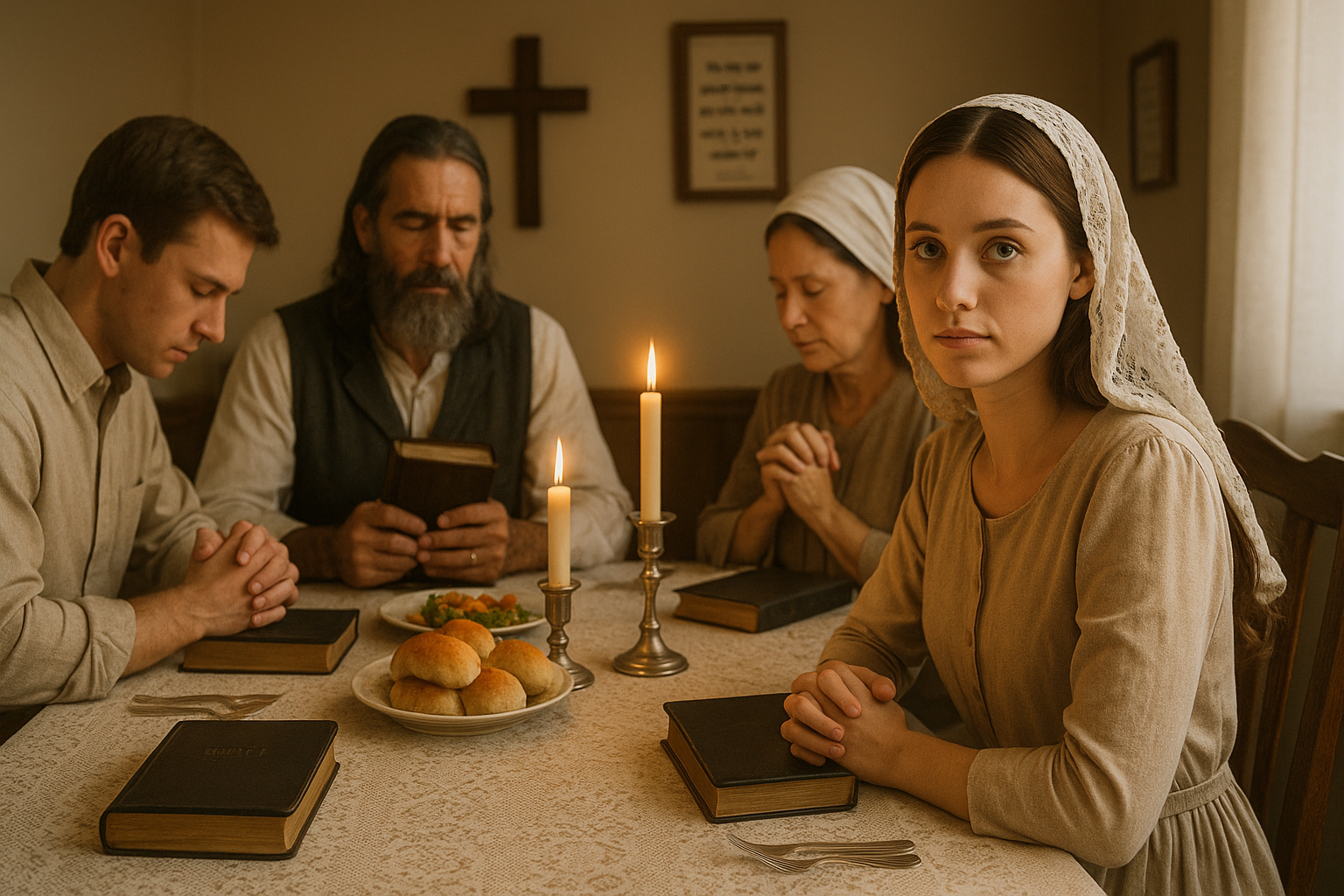 Cover art for King James Dinner, a religion scenario on AI Dungeon