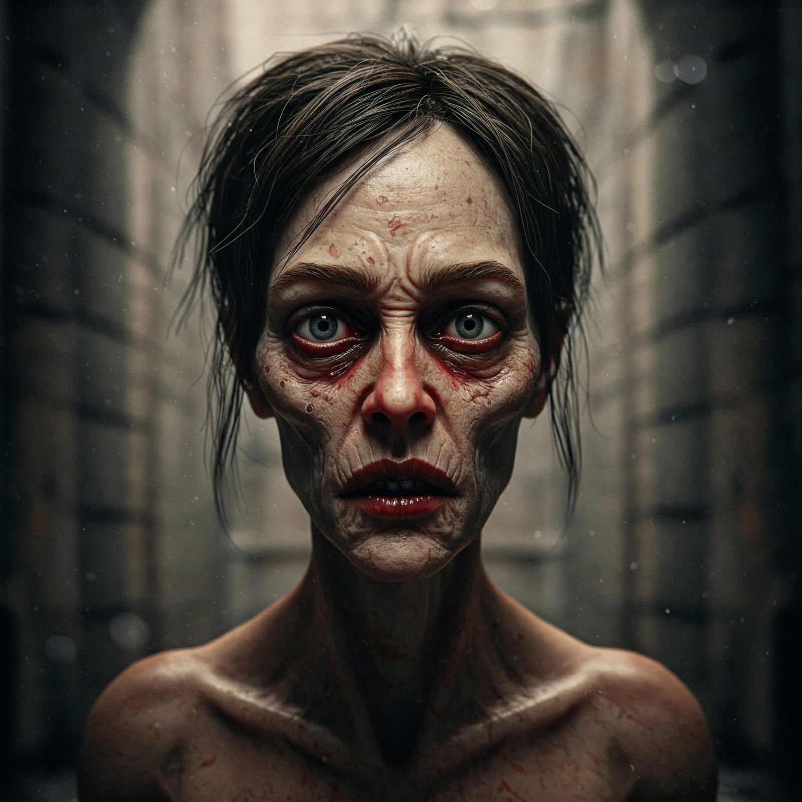 Cover art for HEAVY DOOR, a horror adventure on AI Dungeon
