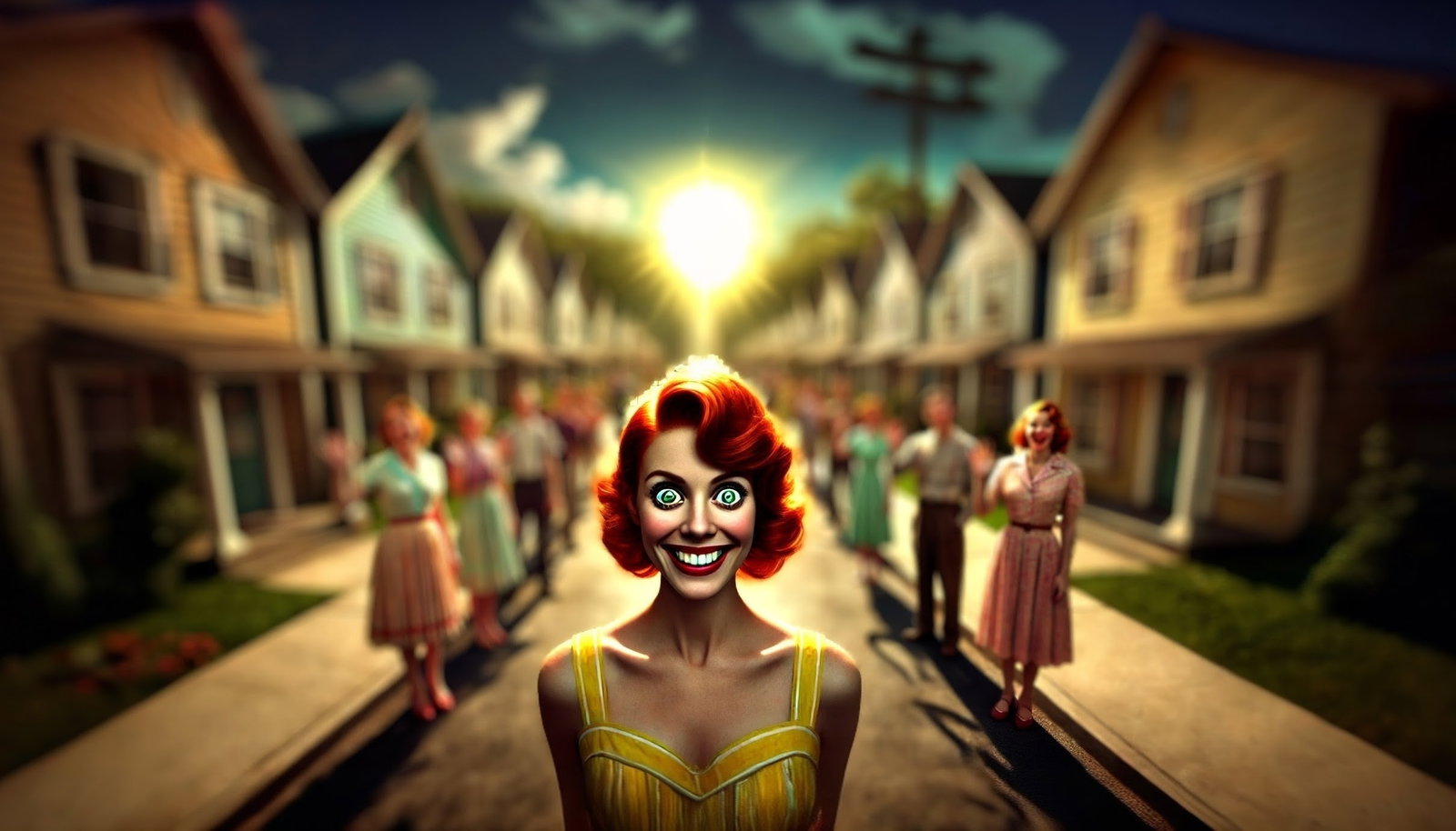 Cover art for You'd look a lot prettier..., a smile scenario on AI Dungeon