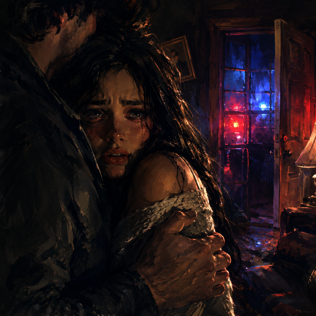 Cover art for The One Who Stayed, a mystery scenario on AI Dungeon