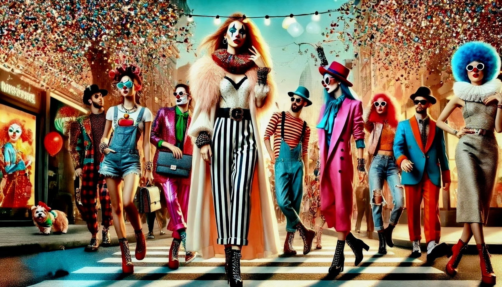 Cover art for Clown Trend, a clown scenario on AI Dungeon