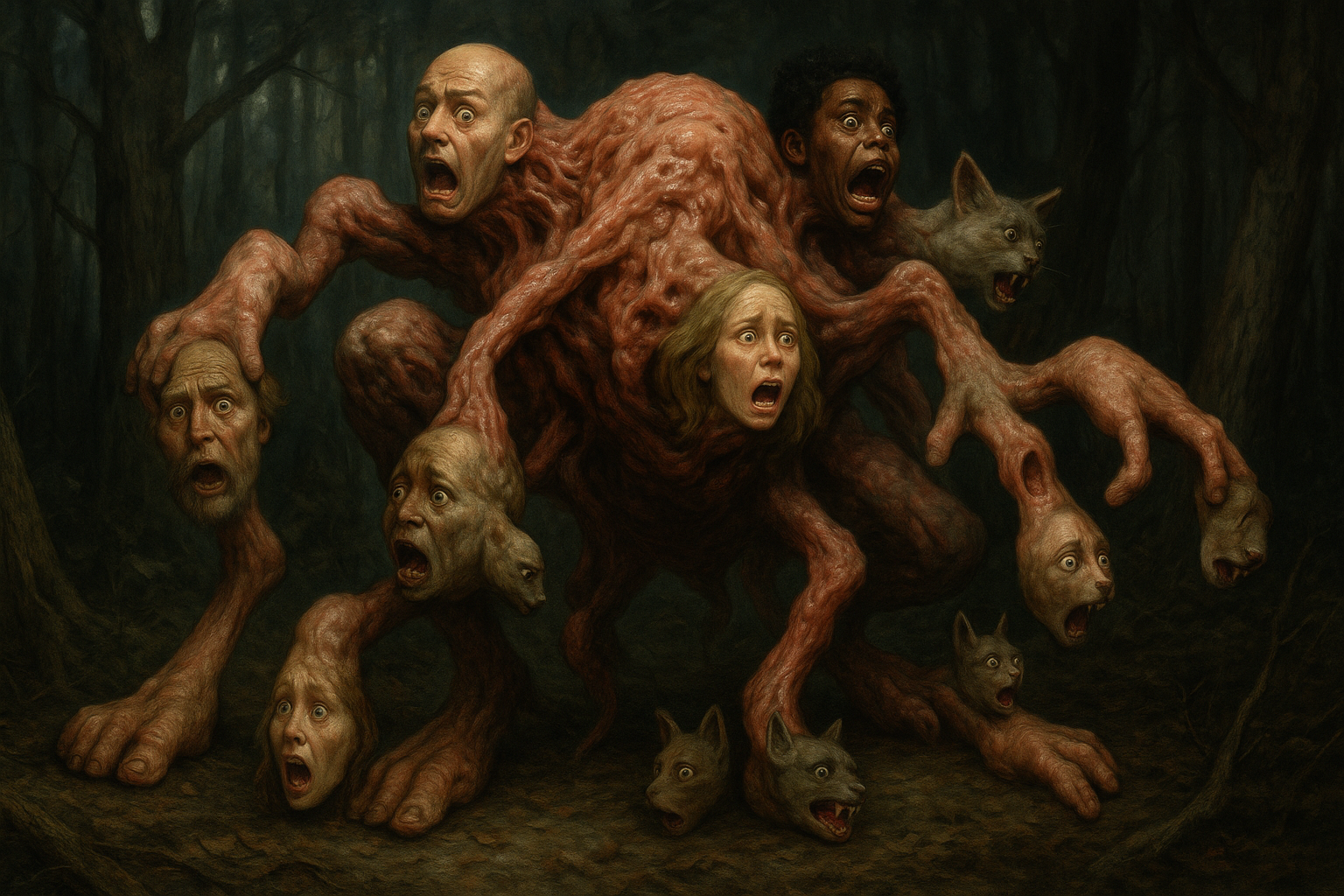 Cover art for Head Thing?, a horror scenario on AI Dungeon