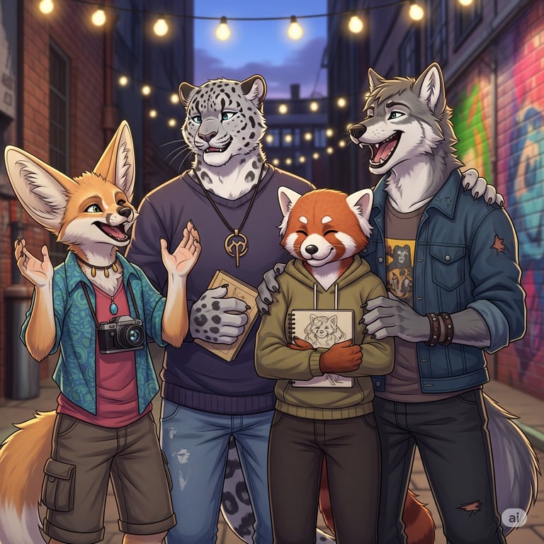 Cover art for FurWorld v3.0, a slice of life scenario on AI Dungeon