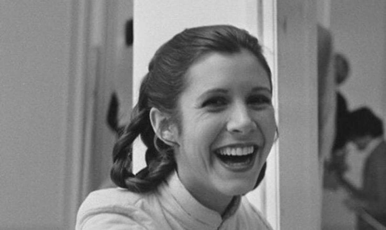 Cover art for Carrie Fisher, a star wars scenario on AI Dungeon