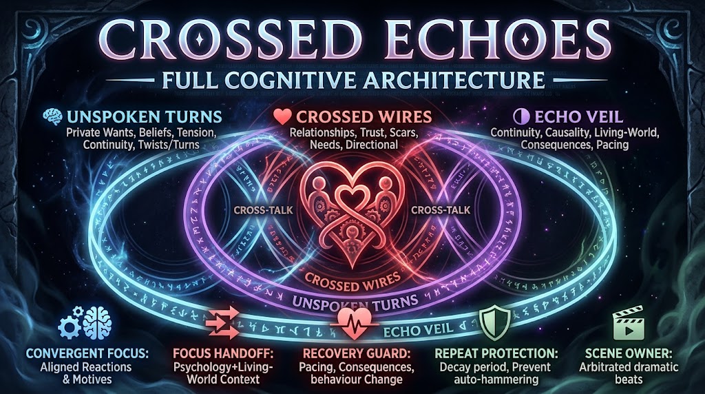 Cover art for š CROSSED ECHOES ā The Unspoken Veil on AI Dungeon