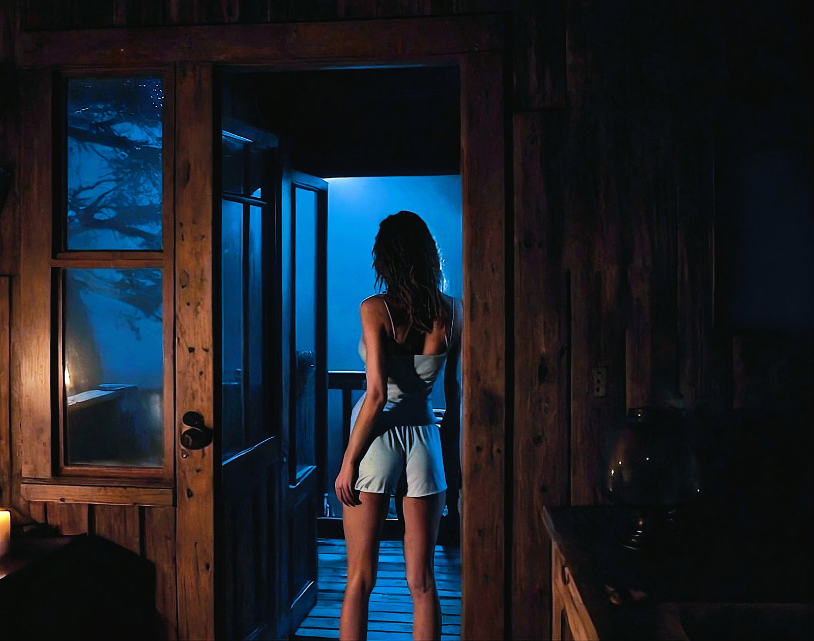 Cover art for Your Uncle's Lake House, a thriller scenario on AI Dungeon