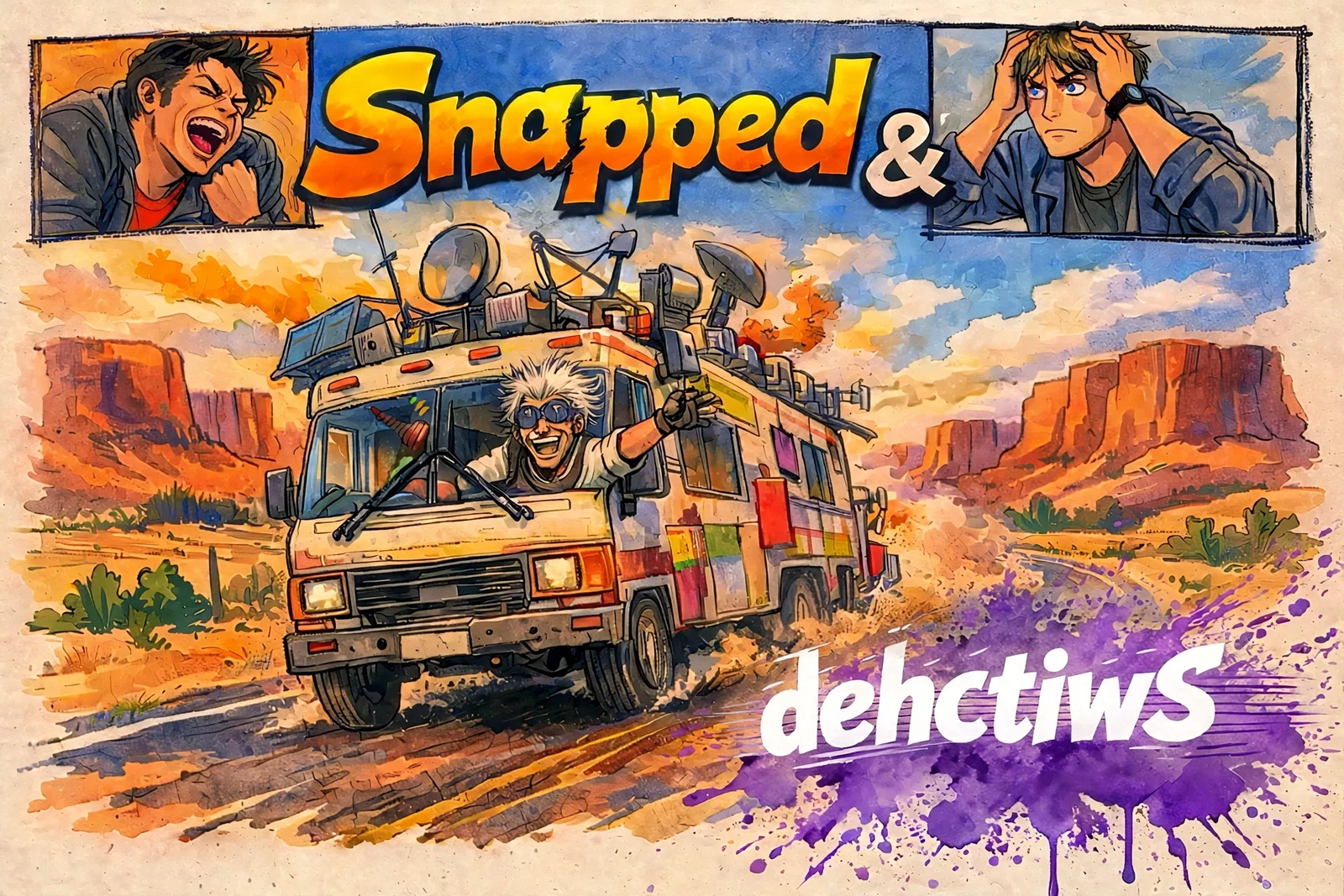 Cover art for Snapped & Switched, a bodyswitch scenario on AI Dungeon