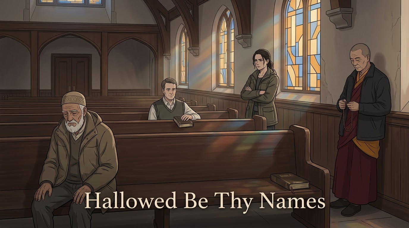 Cover art for Hallowed Be Thy Names, a hospital scenario on AI Dungeon