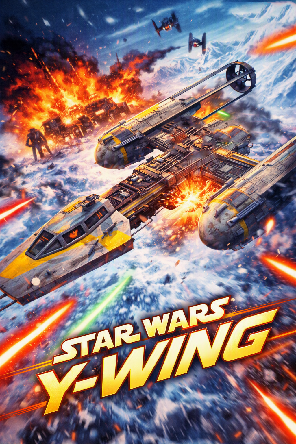 Cover art for STAR WARS: Y-WING, a star wars scenario on AI Dungeon