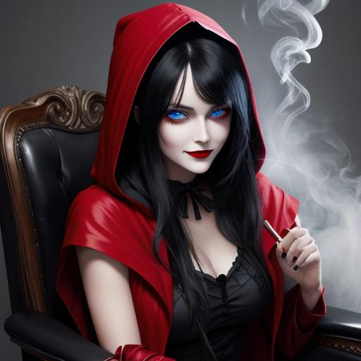 Cover art for Redhood Chilli Pepper, a little red riding hood scenario on AI Dungeon
